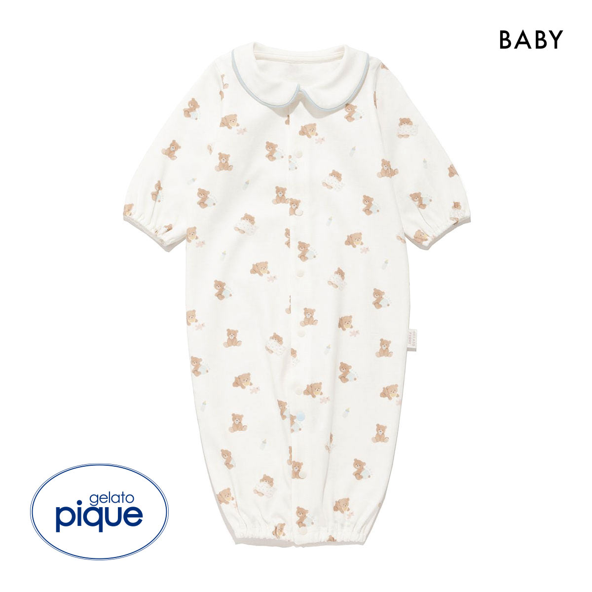 ジェラートピケ キッズアンドベイビー ベビー 新生児ベビーベア2WAYオール ジェラピケ ルームウェア gelato pique Kids＆Baby BABY(OW-オフホワイト-50)