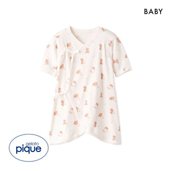 ジェラートピケ キッズアンドベイビー ベビー 新生児ベビーベアコンビ肌着 ジェラピケ ルームウェア gelato pique Kids＆Baby BABY(OW-オフホワイト-50)