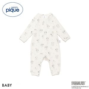ジェラートピケ キッズアンドベイビー gelato pique Kids＆Baby PEANUTS PUPPIES BABY トイボックス柄ロンパース
