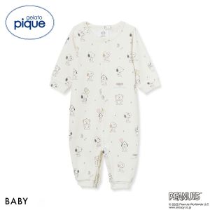 ジェラートピケ キッズアンドベイビー gelato pique Kids＆Baby PEANUTS PUPPIES BABY トイボックス柄2WAYオール
