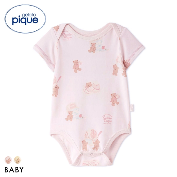 ジェラートピケ キッズアンドベイビー ベビー アイスクリームベア柄ボディスーツ ジェラピケ gelato pique Kids＆Baby BABY