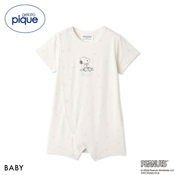 ジェラートピケ PEANUTS キッズアンドベイビー ベビー 接触冷感 ロンパース ジェラピケ スヌーピー SNOOPY ルームウェア gelato pique BABY