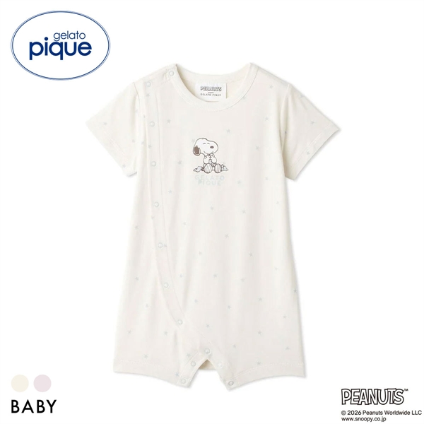 ジェラートピケ PEANUTS キッズアンドベイビー ベビー 接触冷感 ロンパース ジェラピケ スヌーピー SNOOPY ルームウェア gelato pique BABY