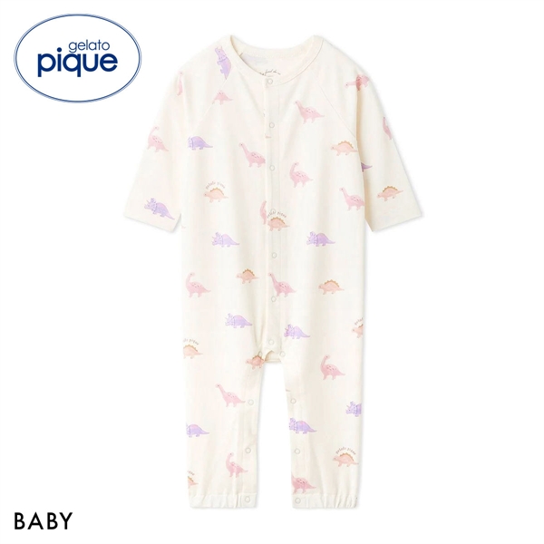 ジェラートピケ キッズアンドベイビー ベビー ダイナソー柄ロンパース ジェラピケ gelato pique Kids＆Baby BABY