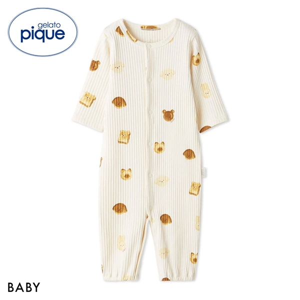 ジェラートピケ キッズアンドベイビー ベビー アニマルブレッド柄2WAYオール ジェラピケ ルームウェア gelato pique Kids＆Baby BABY