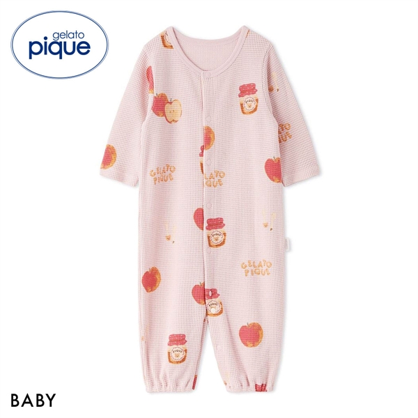 ジェラートピケ キッズアンドベイビー ベビー 新生児 リンゴ柄2WAYオール ジェラピケ ルームウェア パジャマ gelato pique Kids＆Baby BABY