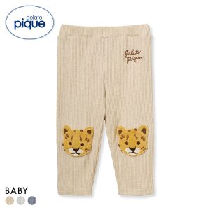 ジェラートピケ キッズアンドベイビー ベビー リブアップリケパンツ ジェラピケ ルームウェア パジャマ gelato pique Kids＆Baby BABY