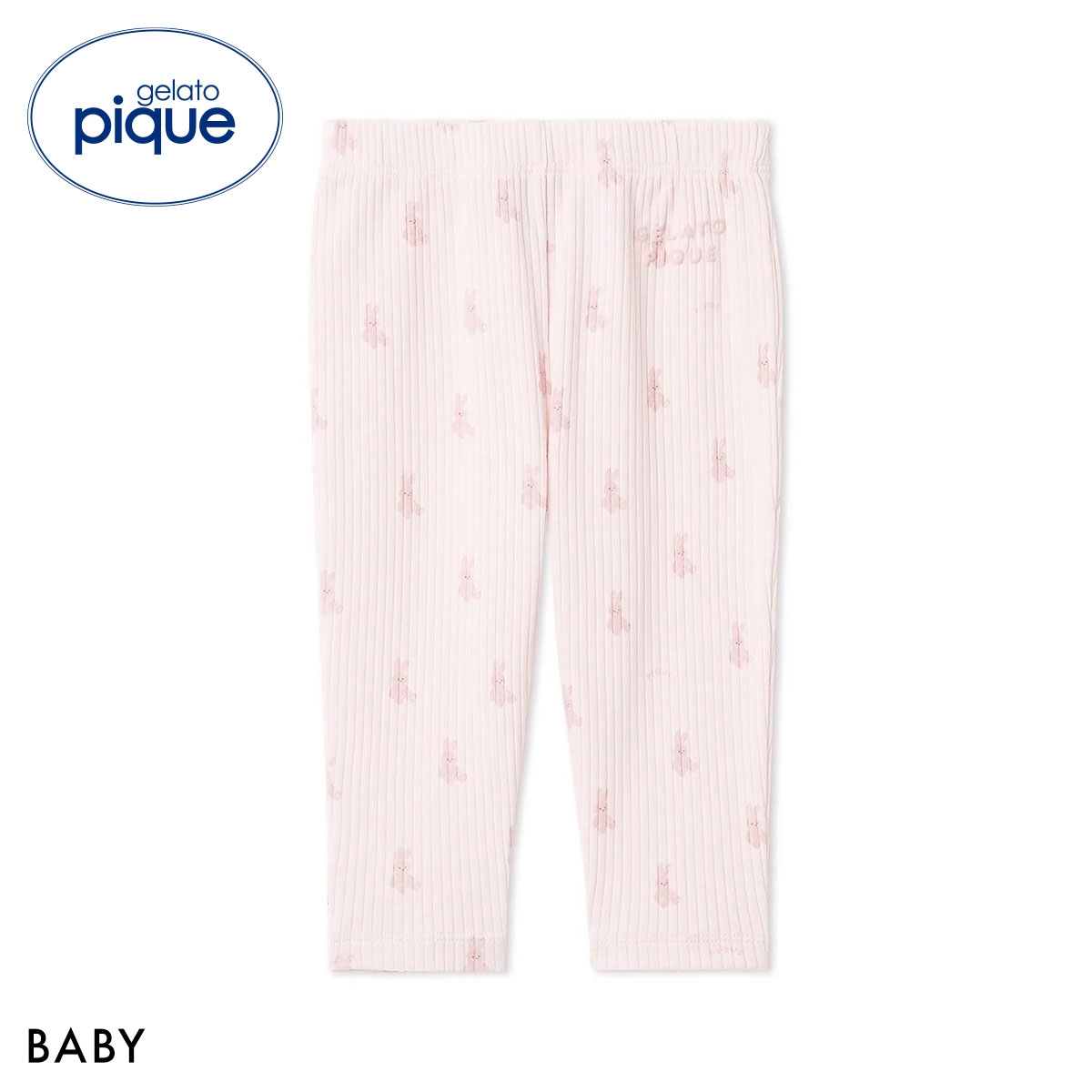 ジェラートピケ キッズアンドベイビー ベビー ぬいぐるみ柄レギンスパンツ ジェラピケ ルームウェア パジャマ gelato pique Kids＆Baby BABY(LPI-薄ピンク-80)