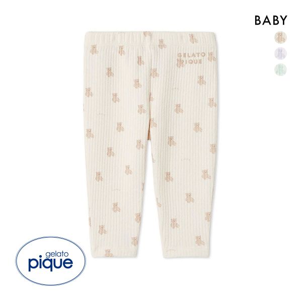ジェラートピケ キッズアンドベイビー ベビー ぬいぐるみ柄レギンスパンツ ジェラピケ ルームウェア パジャマ gelato pique Kids＆Baby BABY
