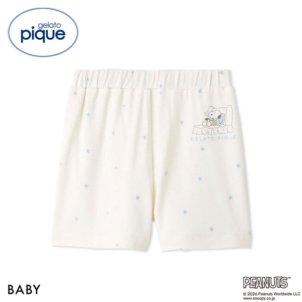ジェラートピケ PEANUTS キッズアンドベイビー ベビー 接触冷感 ショートパンツ ジェラピケ スヌーピー SNOOPY gelato pique BABY