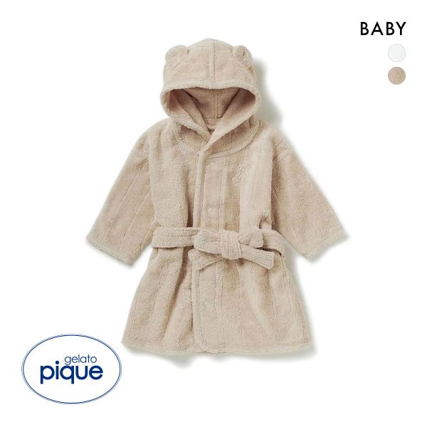 ジェラートピケ キッズアンドベイビー gelato pique Kids＆Baby【BABY】タオルローブ ジェラピケ ルームウェア バスローブ