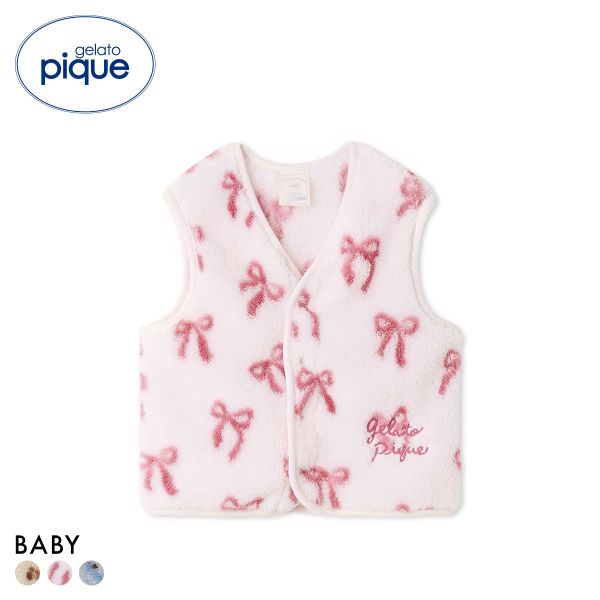 ジェラートピケ キッズアンドベイビー ベビー フリースベスト ジェラピケ ルームウェア gelato pique Kids＆Baby BABY