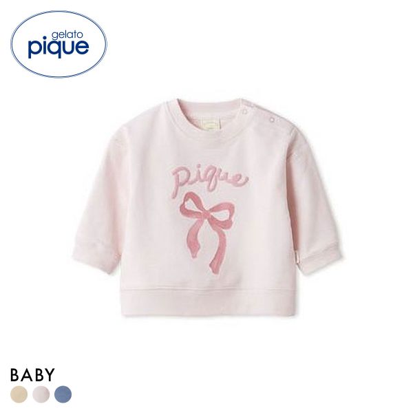 ジェラートピケ キッズアンドベイビー ベビー 裏毛ワンポイントプルオーバー ジェラピケ gelato pique Kids＆Baby BABY