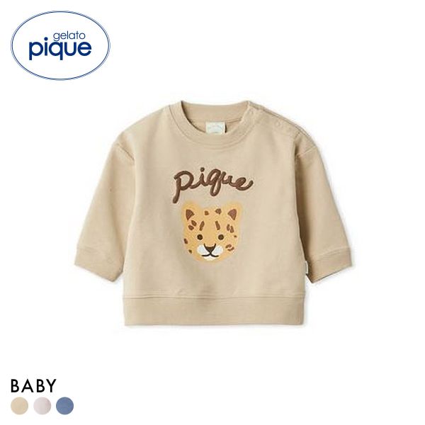 ジェラートピケ キッズアンドベイビー ベビー 裏毛ワンポイントプルオーバー ジェラピケ gelato pique Kids＆Baby BABY