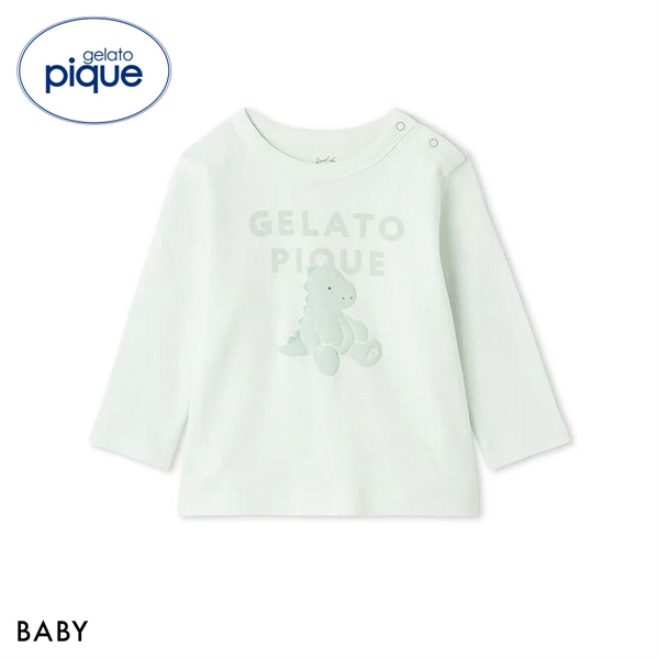 ジェラートピケ キッズアンドベイビー ベビー ぬいぐるみワンポイントロンT ジェラピケ ルームウェア パジャマ gelato pique Kids＆Baby BABY