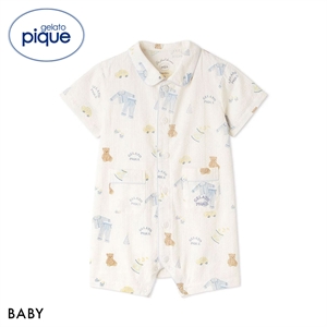 ジェラートピケ キッズアンドベイビー ベビー パジャマパーティー柄ロンパース ジェラピケ gelato pique Kids＆Baby BABY