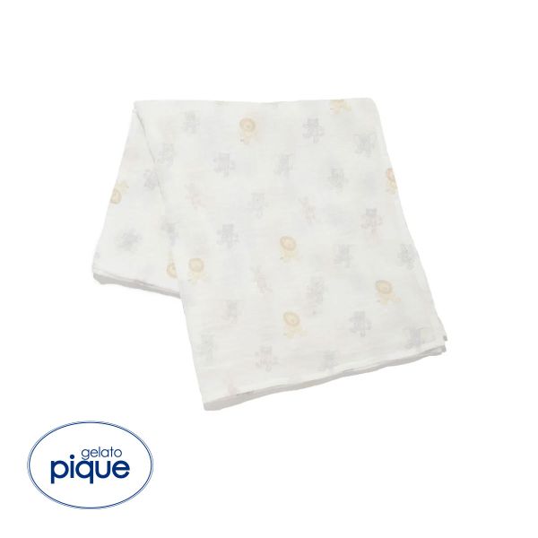 ジェラートピケ キッズアンドベイビー gelato pique Kids＆Baby【BABY】ぬいぐるみモチーフスワドル ジェラピケ