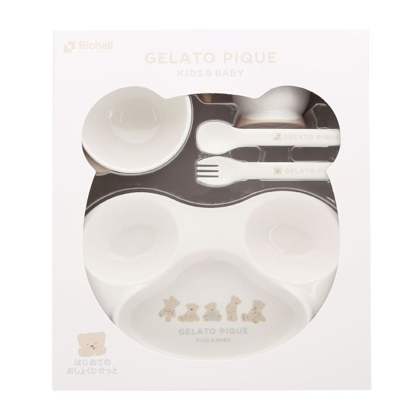ジェラートピケ キッズアンドベイビー gelato pique Kids＆Baby【BABY】ファーストディッシュセット ジェラピケ