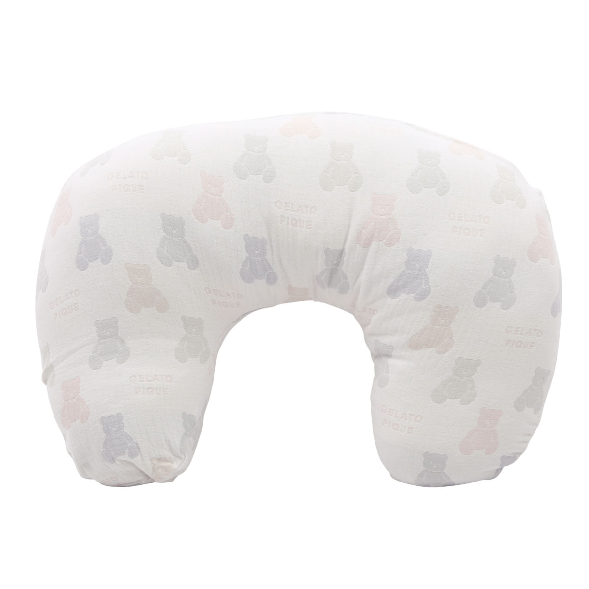 ジェラートピケ キッズアンドベイビー gelato pique Kids＆Baby ベア3重ガーゼbaby授乳クッション ジェラピケ(PA-パステル-Free)