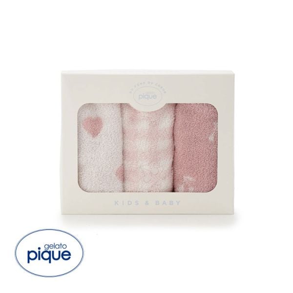 ジェラートピケ キッズアンドベイビー gelato pique Kids＆Baby【BABY】【ONLINE限定】ハンドタオル3枚セット ジェラピケ EC限定