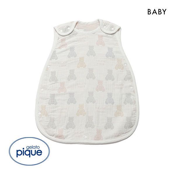 ジェラートピケ キッズアンドベイビー gelato pique Kids＆Baby 【BABY】ベア3重ガーゼスリーパー ジェラピケ