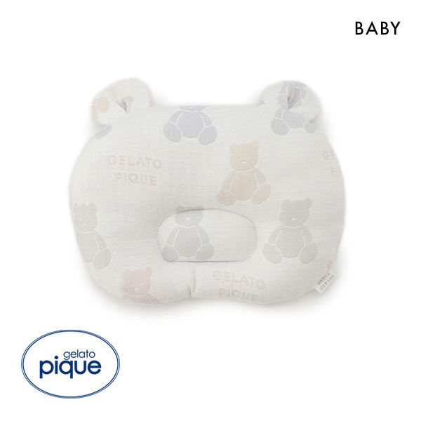 ジェラートピケ キッズアンドベイビー gelato pique Kids&Baby 【BABY】ベア3重ガーゼピロー ジェラピケ ジェラートピケ キッズアンドベイビー gelato pique Kids&Baby 【BABY】ベア3重ガーゼピロー ジェラピケ