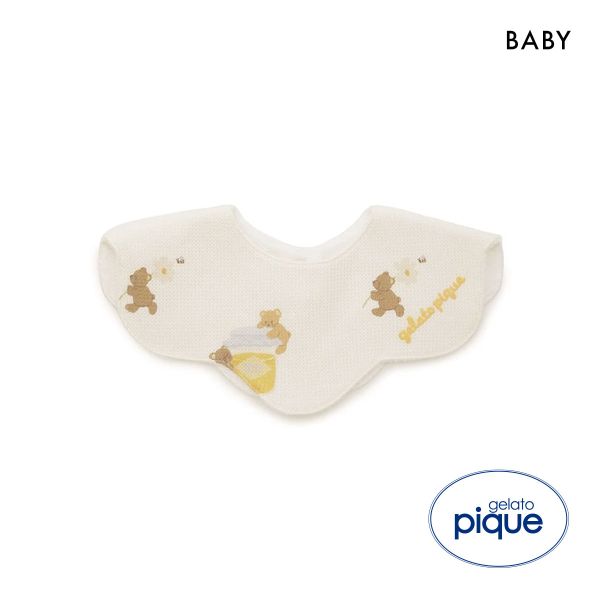 ジェラートピケ キッズアンドベイビー ベビー はちみつベア柄スタイ ジェラピケ gelato pique Kids＆Baby BABY
