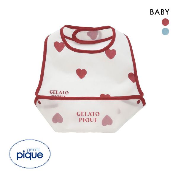ジェラートピケ キッズアンドベイビー ベビー ハート柄お食事スタイ ジェラピケ gelato pique Kids＆Baby BABY