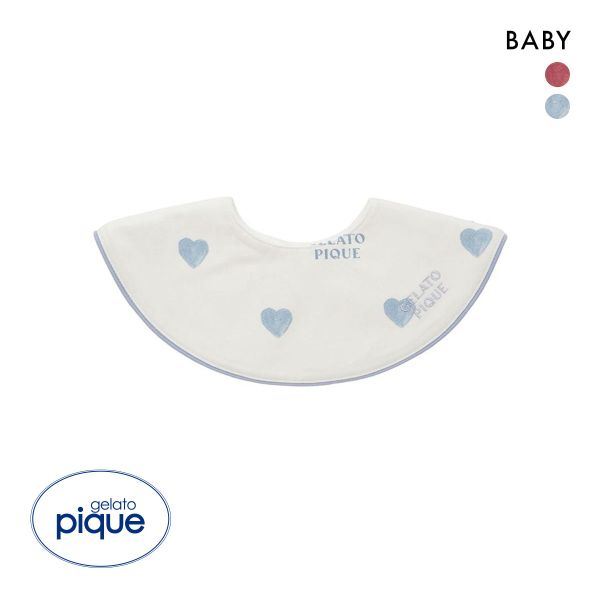 ジェラートピケ キッズアンドベイビー ベビー ハート柄スタイ ジェラピケ gelato pique Kids＆Baby BABY