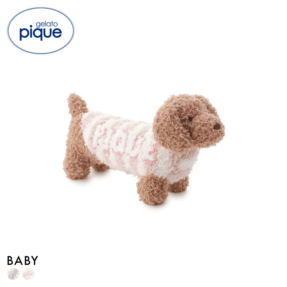 ジェラートピケ キッズアンドベイビー ベビー ベビモコダックスフンドラトル ジェラピケ gelato pique Kids＆Baby BABY(PI-ピンク-Free)