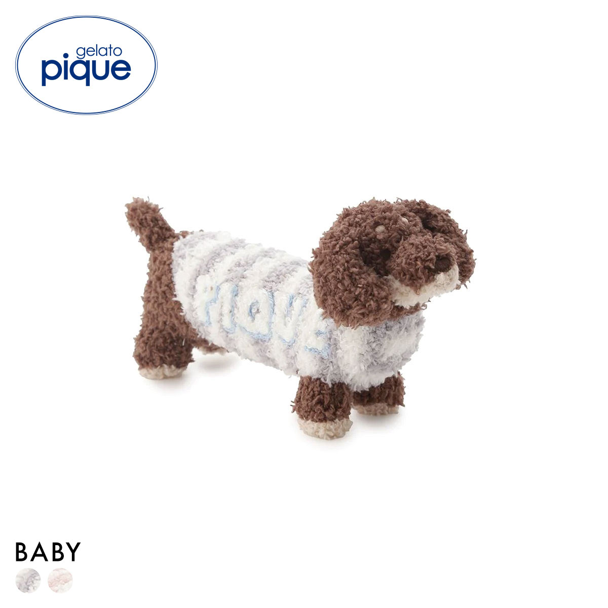 ジェラートピケ キッズアンドベイビー ベビー ベビモコダックスフンドラトル ジェラピケ gelato pique Kids＆Baby BABY