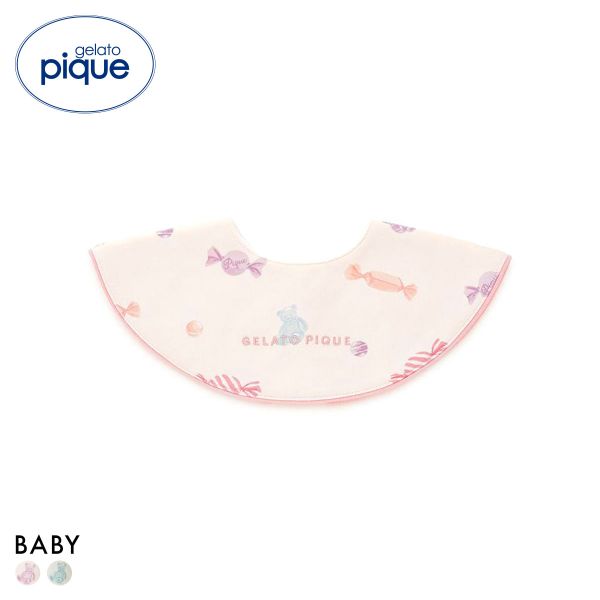 ジェラートピケ キッズアンドベイビー ベビー キャンディ柄スタイ ジェラピケ gelato pique Kids＆Baby BABY