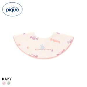 ジェラートピケ キッズアンドベイビー ベビー キャンディ柄スタイ ジェラピケ gelato pique Kids＆Baby BABY