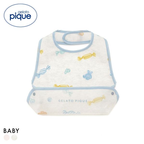 ジェラートピケ キッズアンドベイビー ベビー キャンディ柄お食事スタイ ジェラピケ gelato pique Kids＆Baby BABY