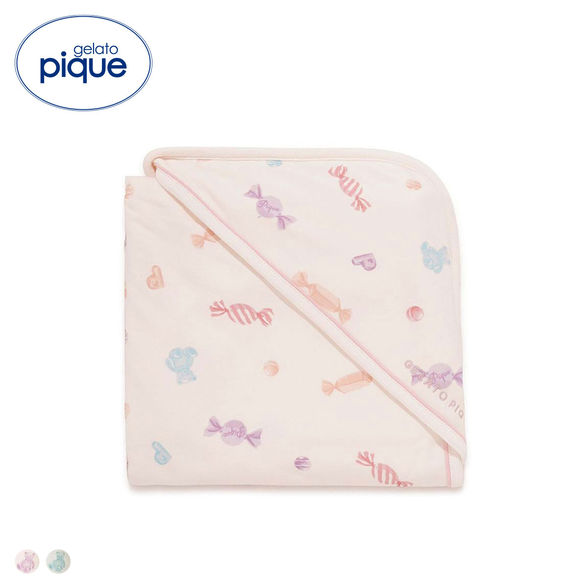 ジェラートピケ キッズアンドベイビー ベビー キャンディ柄ブランケット ジェラピケ gelato pique Kids＆Baby BABY(PI-ピンク-Free)
