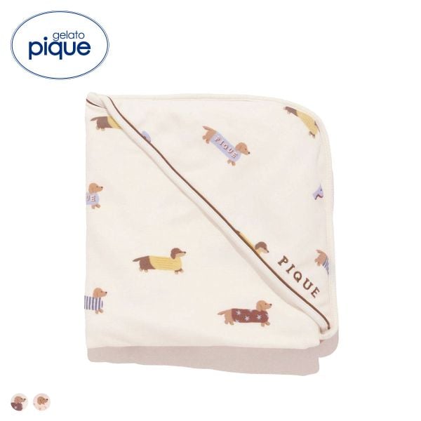 ジェラートピケ キッズアンドベイビー ベビー ダックスフンド柄ブランケット ジェラピケ gelato pique Kids＆Baby BABY
