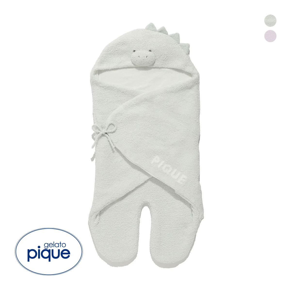 ジェラートピケ キッズアンドベイビー ベビー パウダーアニマルおくるみ ジェラピケ ルームウェア gelato pique Kids＆Baby BABY(GR-グリーン-Free)