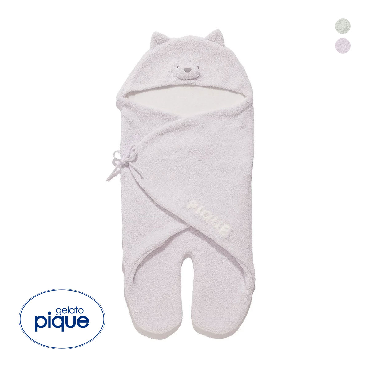 ジェラートピケ キッズアンドベイビー ベビー パウダーアニマルおくるみ ジェラピケ ルームウェア gelato pique Kids＆Baby BABY(LV-ラベンダー-Free)