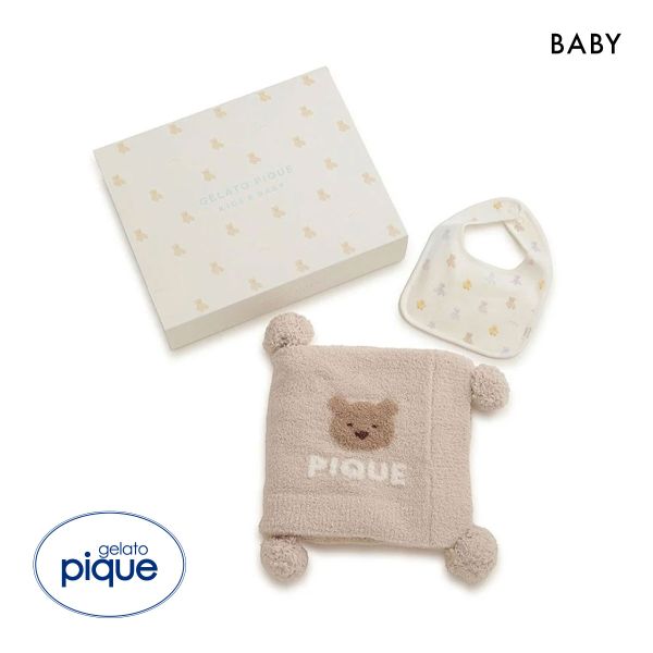 ジェラートピケ キッズアンドベイビー ベビー ベアブランケット&スタイ2点セット ギフトBOX ジェラピケ