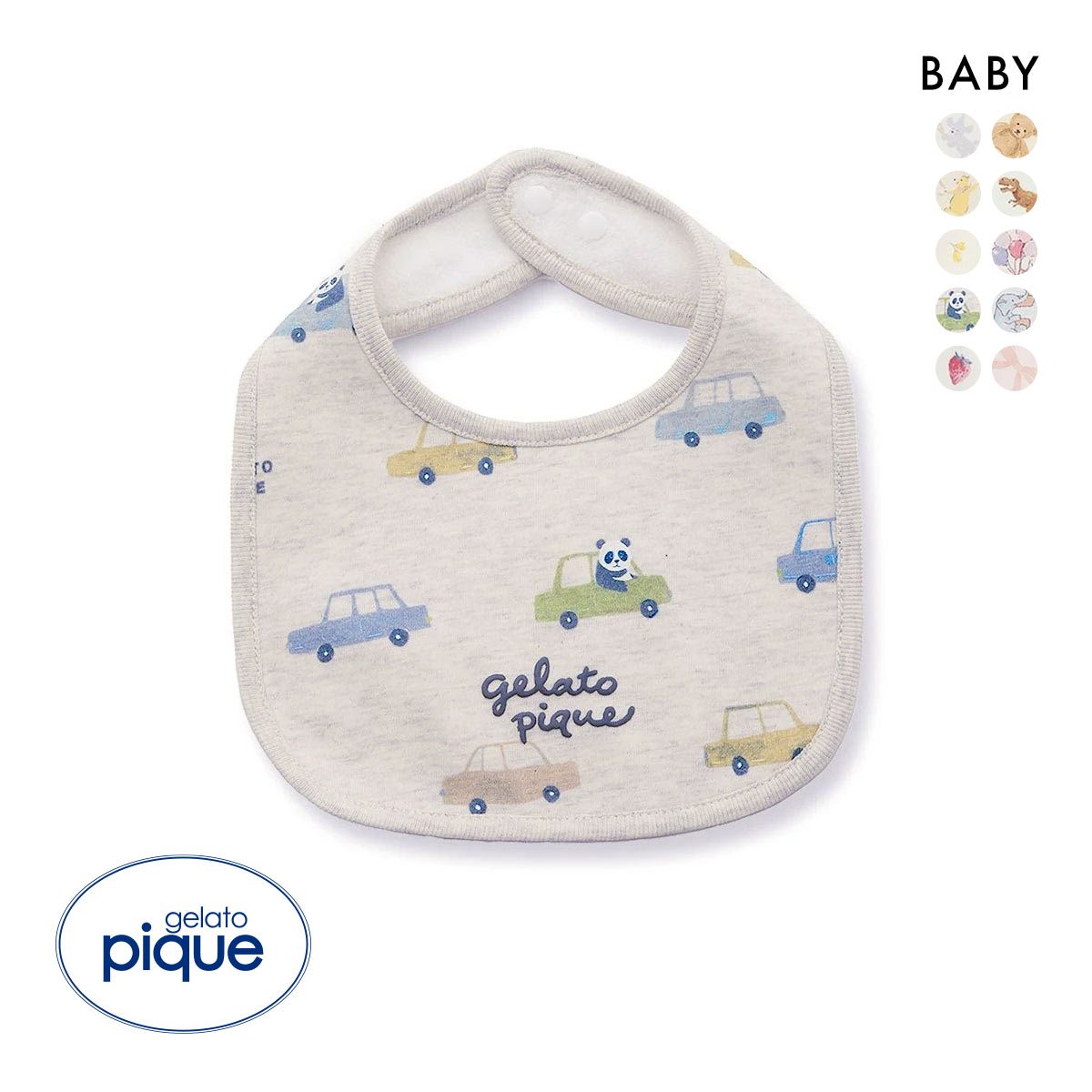 ジェラートピケ キッズアンドベイビー ベビー スタイ ジェラピケ gelato pique Kids＆Baby BABY(GY-グレー-Free)
