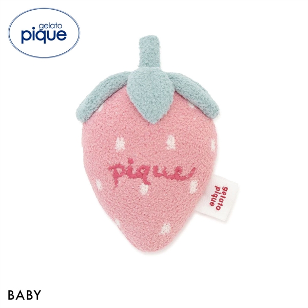 ジェラートピケ キッズアンドベイビー ベビー エアリーモコストロベリーラトル ジェラピケ gelato pique Kids＆Baby BABY