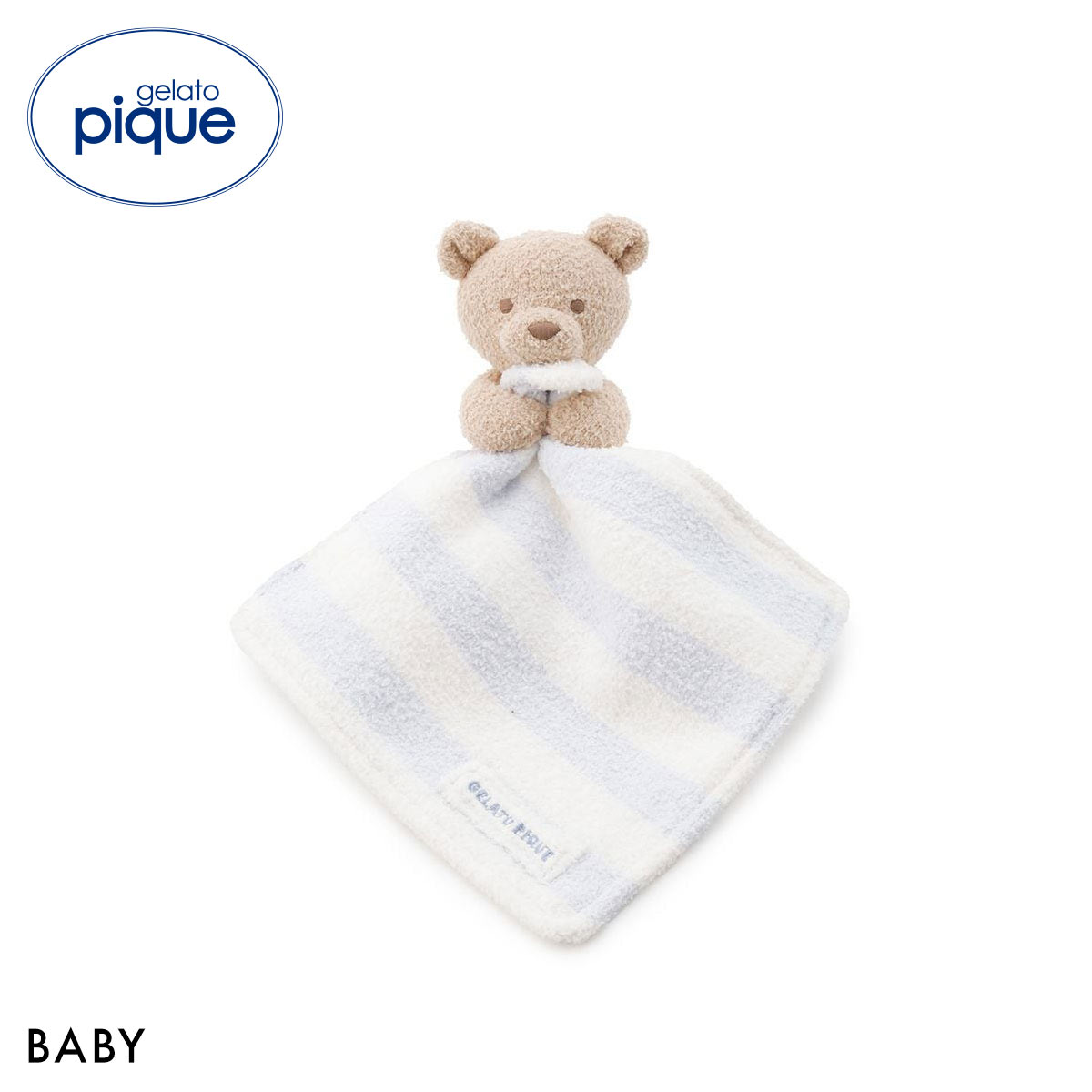 ジェラートピケ キッズアンドベイビー ベビー エアリーモコベアラトル ジェラピケ gelato pique Kids＆Baby BABY(BU-ブルー-Free)