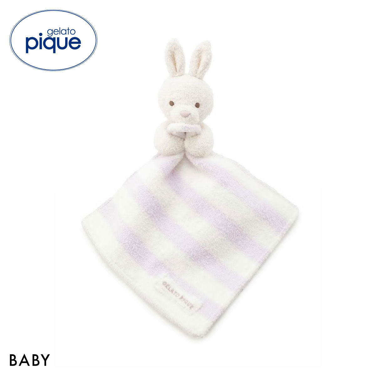 ジェラートピケ キッズアンドベイビー ベビー エアリーモコラビットラトル ジェラピケ gelato pique Kids＆Baby BABY(LV-ラベンダー-Free)