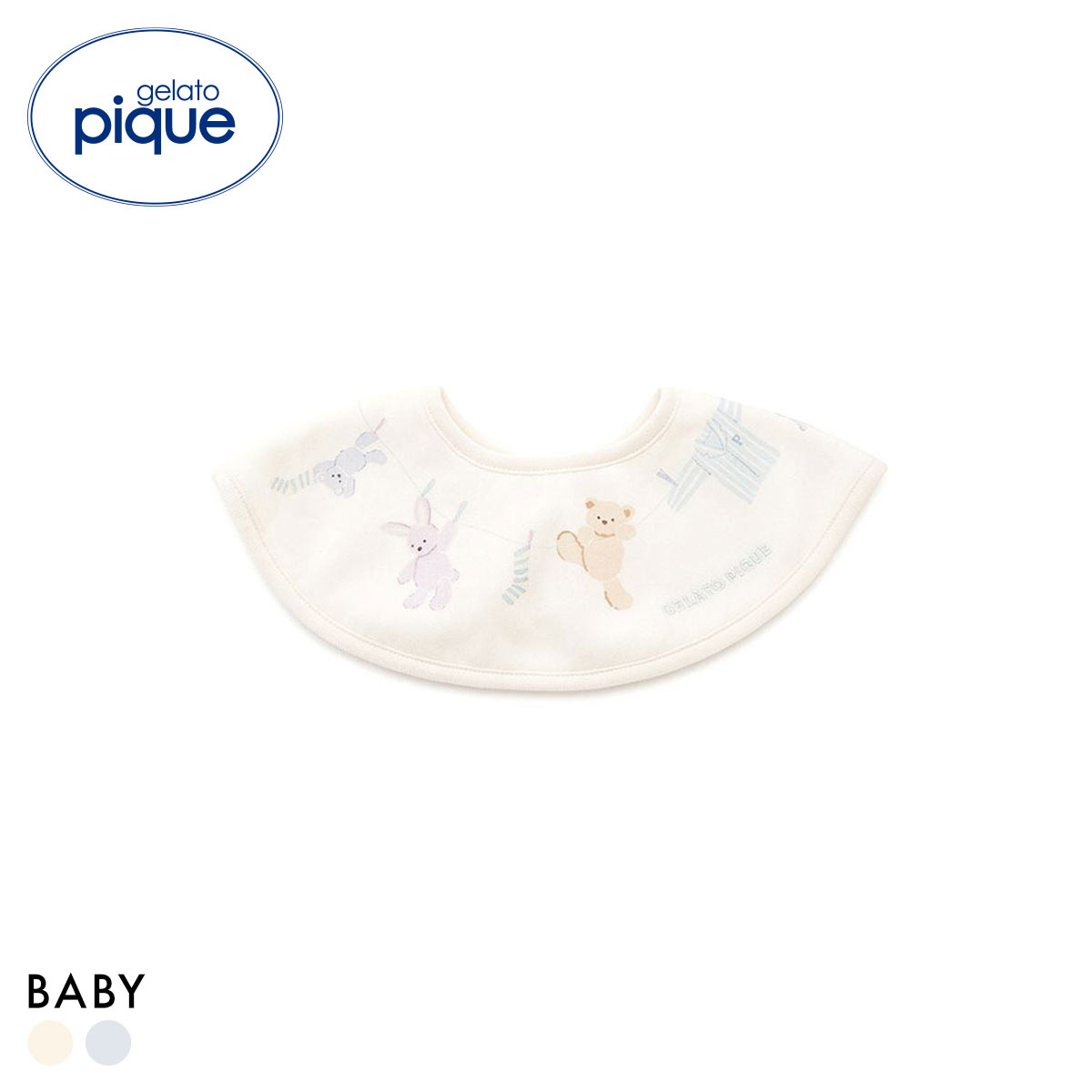 ジェラートピケ キッズアンドベイビー ベビー ウォッシングアニマル柄スタイ ジェラピケ gelato pique Kids＆Baby BABY