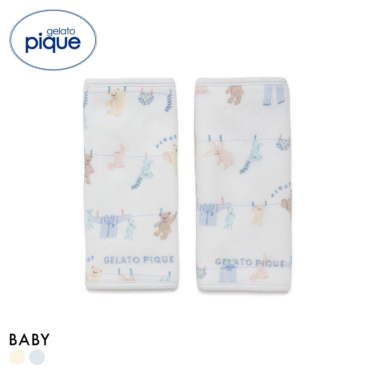 ジェラートピケ キッズアンドベイビー ベビー ウォッシングアニマル柄サッキングパッド ジェラピケ gelato pique Kids＆Baby BABY(BU-ブルー-Free)