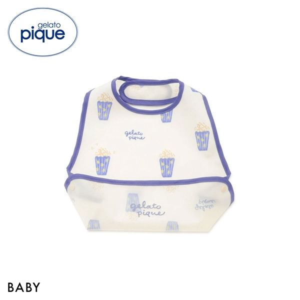 ジェラートピケ キッズアンドベイビー ベビー ポップコーン柄お食事スタイ ジェラピケ gelato pique BABY