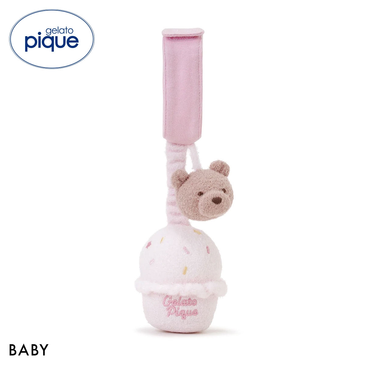 ジェラートピケ キッズアンドベイビー ベビー スムーズィーアイスクリームベアベビーカートイ ジェラピケ gelato pique Kids＆Baby BABY(PI-ピンク-Free)