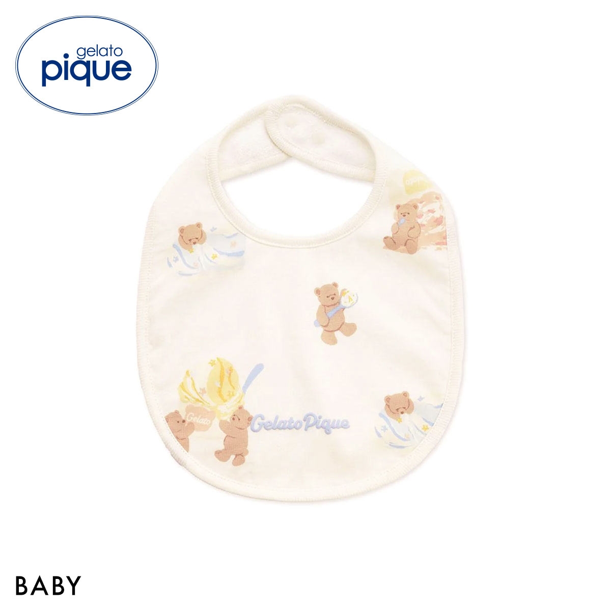 ジェラートピケ キッズアンドベイビー ベビー アイスクリームベア柄スタイ ジェラピケ gelato pique Kids＆Baby BABY(CR-クリーム-Free)