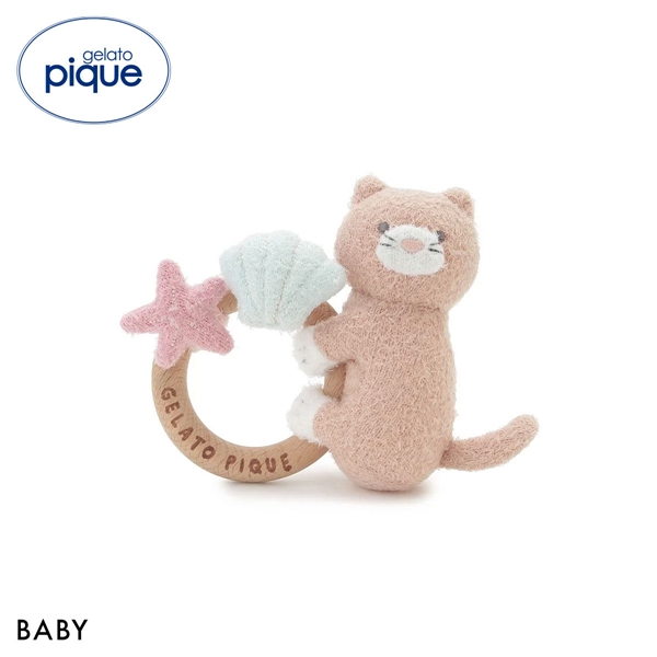 ジェラートピケ キッズアンドベイビー ベビー スムーズィーシーサイドキャットラトル ジェラピケ gelato pique Kids＆Baby BABY