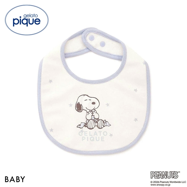 ジェラートピケ キッズアンドベイビー PEANUTS ベビー スタイ スヌーピー SNOOPY gelato pique Kids＆BABY BABY